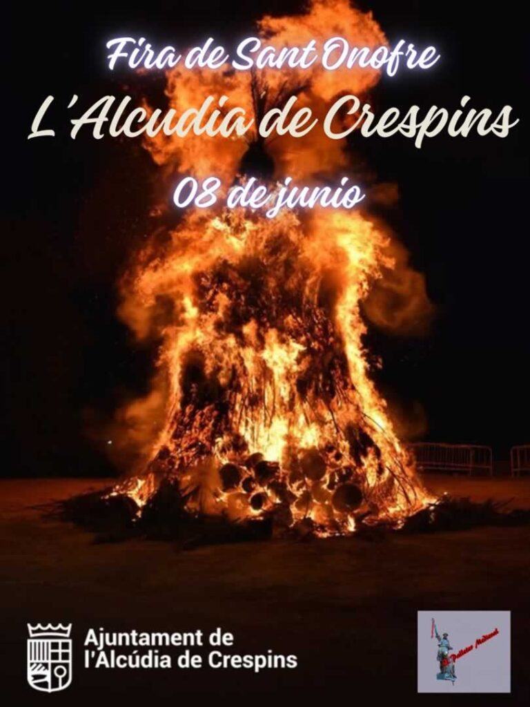 Cartel de Mercat de Sant Onofre en L'Alcudia de Crespins