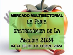 Mercado multisectorial durante la Feria gastronómica de La Alcudia 2024